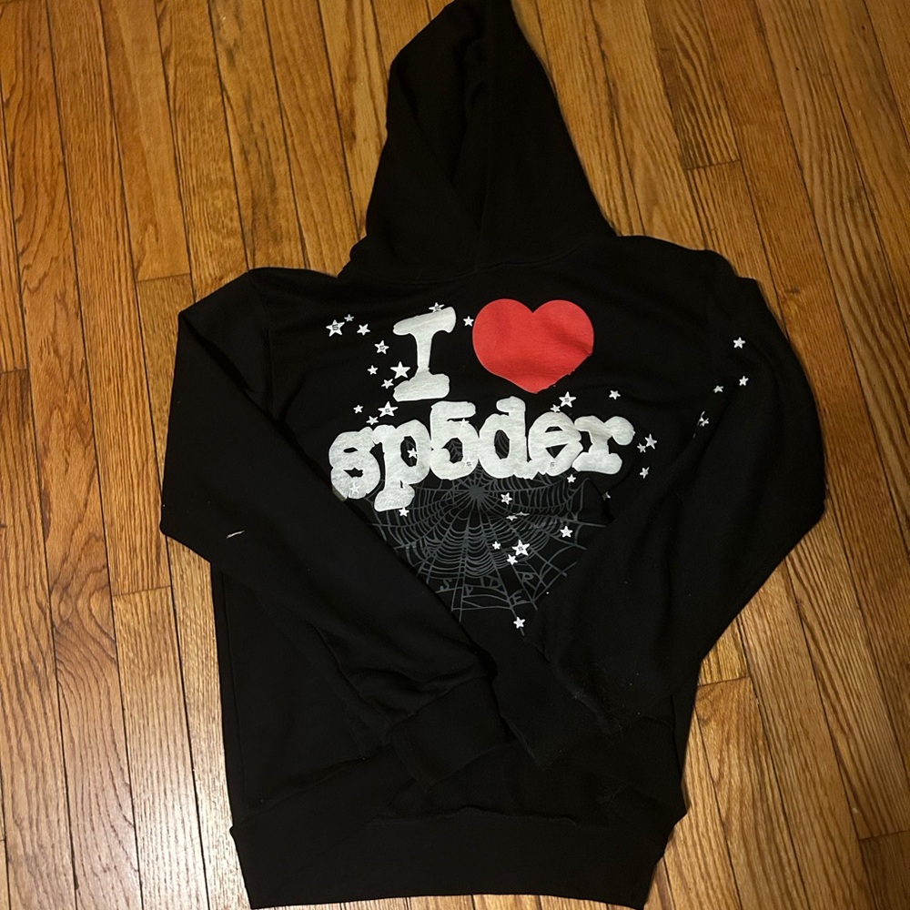 I HEART SPIDER HOODIE